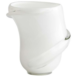 Cyan Design Donatella Vase White and Clear 05351 - All