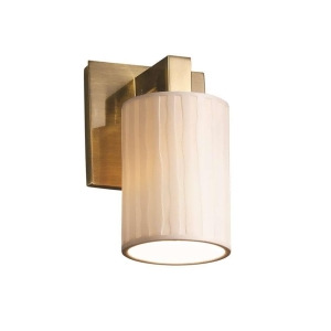 Justice Design Wall Sconce Por-8921-10-wfal-abrs - All