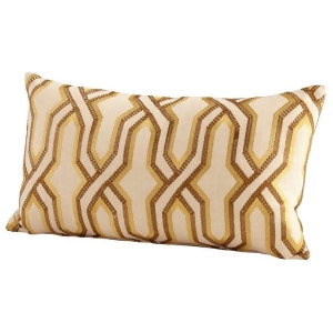 Cyan Design Twist And Turn Pillow Yellow 06514 - All