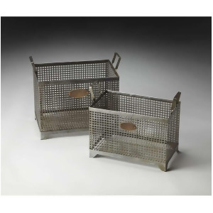 Butler Rowley Iron Storage Basket Set Hors D'oeuvres 2549016 - All