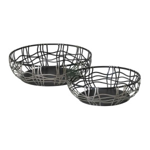 Cyan Design Suzanne Baskets Silver and Bronze 02446 - All