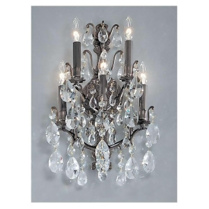 Classic Lighting Versailles Crystal Sconce/WallBracket Antique Bronze 9002Abc - All