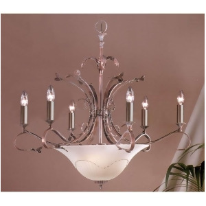 Classic Lighting Treviso Wrought Iron Chandelier Weathered Clay 4118Wc - All