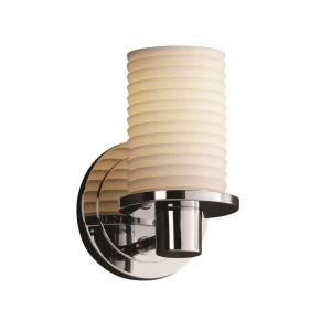 Justice Design Wall Sconce Por-8511-10-sawt-crom - All