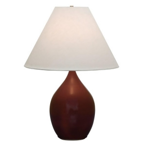 House of Troy Scatchard 28 Stoneware Table Lamp Copper Red Gs400-cr - All