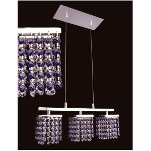 Classic Lighting Bedazzle Crystal Chandelier-Linear Chrome 16103Sms-s - All