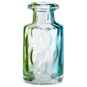 Cyan Design Small Rigby Vase Green Blue and Clear 05654 - All