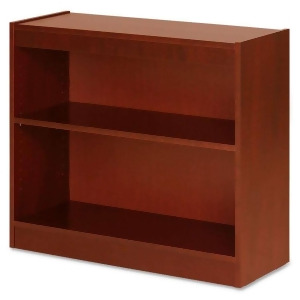 Lorell Panel End Cherry Hardwood Veneer Bookcases Cherry Llr89050 - All