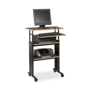 Safco Adjustable Stand-Up Workstations Black Marble Saf1929cy - All