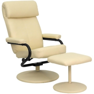 Flash Furniture Cream Leather Recliner Cream Bt-7863-cream-gg - All