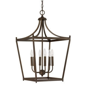 Capital Lighting The Stanton Collection 6 Light Foyer Burnished Bronze 9552Bb - All