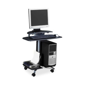 Mayline Fdp Mobile Pc Workstation Charcoal Black Mln948ant - All