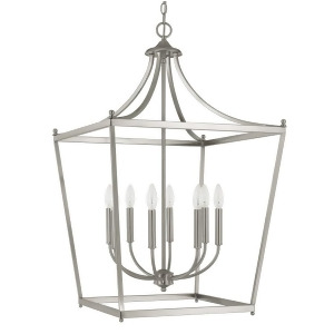 Capital Lighting The Stanton Collection 8 Light Foyer Brushed Nickel 9553Bn - All
