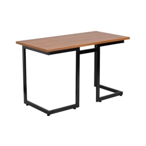 Flash Furniture Cherry Computer Desk With Black Frame Nan-jn-2811-gg - All