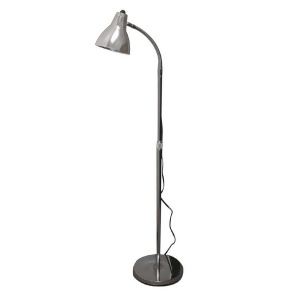 Hausmann Heigh-Adjustable Gooseneck Floor Lamp Chrome Hni2182 - All