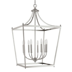 Capital Lighting The Stanton Collection 8 Light Foyer Polished Nickel 9553Pn - All