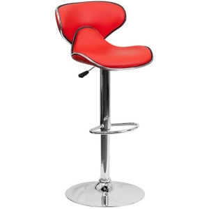Flash Furniture Red Contemporary Barstool Red Ds-815-red-gg - All