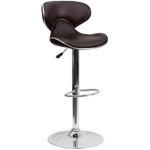 Flash Furniture Brown Contemporary Barstool Brown Ds-815-brn-gg - All