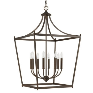Capital Lighting The Stanton Collection 8 Light Foyer Burnished Bronze 9553Bb - All