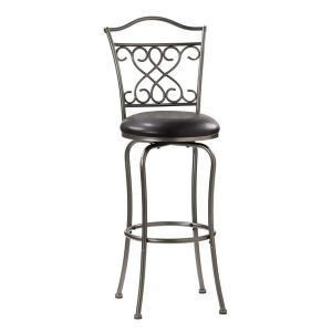 Hillsdale Furniture Wayland Swivel Counter Stool Pewter 4127-821 - All