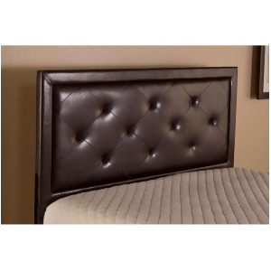 Hillsdale Furniture Becker Headboard Full Brown Faux Leather 1292-470 - All