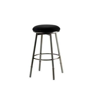 Hillsdale Furniture Sanders Adjustable Backless Bar Stool Pewter 4150-831 - All