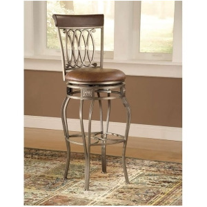 Hillsdale Furniture Montello Swivel Counter Stool Old Steel 41544 - All
