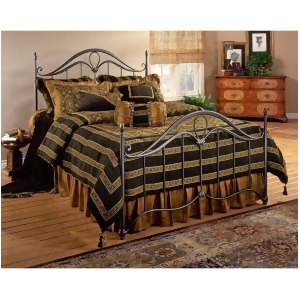 Hillsdale Furniture Kendall Bed Set Queen w/Rails Bronze 1290Bqr - All