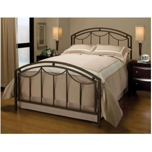 Hillsdale Arlington Bed Set Queen Rails Not Included Bronze 1501-500 - All