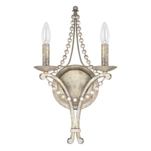 Capital Lighting The Adele Collection 2 Light Sconce Silver Quartz 4442Sq-000 - All