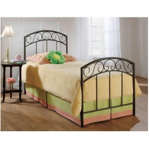Hillsdale Wendell Bed Set Twin Rails Not Included Copper Pebble 299Btw - All