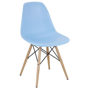 Modway Furniture Pyramid Dining Side Chair Light Blue Eei-180-lbu - All