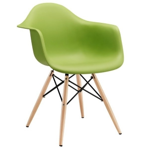 Modway Furniture Pyramid Dining Armchair Green Eei-182-grn - All