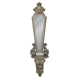 Hickory Manor Shelf Mirror/Gilt Silver Hm9720gs - All