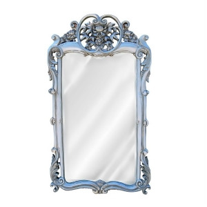 Hickory Manor Flourishing Mirror/ Gilt Silver Hm7038gs - All