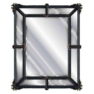 Hickory Manor Colonial Mirror/Black/Gold/Silver 8041Bgs - All