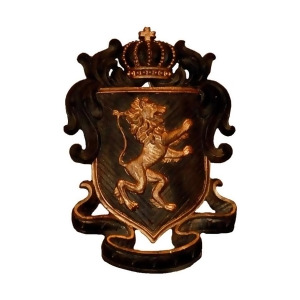 Hickory Manor Lion Shield / Old Black Gold 045Obg - All