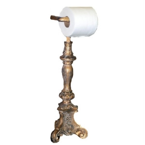 Hickory Manor Standing Classic Toilet Paper Holder/Ornate Hm9813or - All