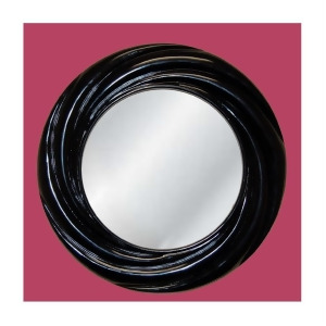Hickory Manor Vogue Mirror 21 Diameter Gloss Black Kt001gb - All