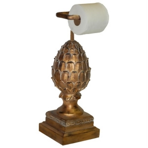 Hickory Manor Standing Pineapple Toilet Paper Holder/Ornate Hm9816or - All