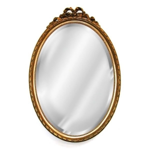 Hickory Manor Oval W/Bow Mirror/Antique Gold 5065Ag - All