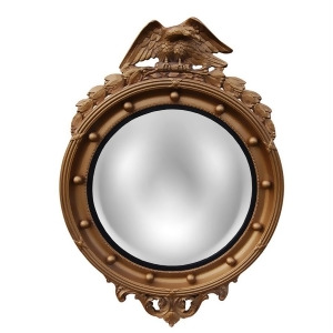 Hickory Manor Regency Eagle Convex Mirror/Antique Gold 6317Ag - All