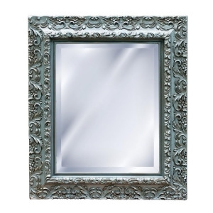 Hickory Manor Inset Mirror/Gilt Silver Hm4028gs - All