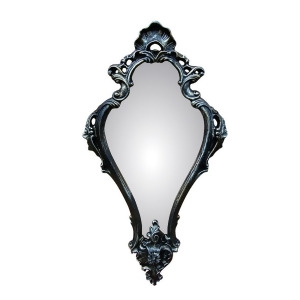 Hickory Manor Empire Candle Sconce Mirror/Black Gold Silver Hm8020bgs - All