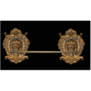 Hickory Manor Lion Medallion Towel Bar/Antique Gold Hm1613ag - All