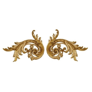 Hickory Manor Pair Of Flourishes/Gold Leaf 2502Gl - All