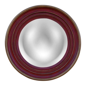 Hickory Manor Maiden Convex Mirror/Aged Red Gold 8226Arg - All