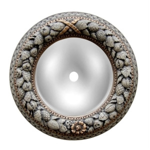 Hickory Manor Nut Ring Mirrored Ceiling Medallion/Verona Hm6207mva - All