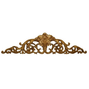 Hickory Manor Open Leaf Acanthus Overdoor/Antique Gold 6956Ag - All