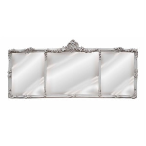 Hickory Manor Georgian Mantel Mirror/Old World White 3254Oww - All